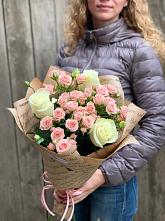 Букет цветов из:  Розы #REPLACE_PRED# Пионерский